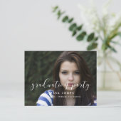 Elegant stijlvol fotograaf uitnodiging (Staand voorkant)