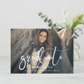 Elegant stijlvol fotograaf uitnodiging (Staand voorkant)