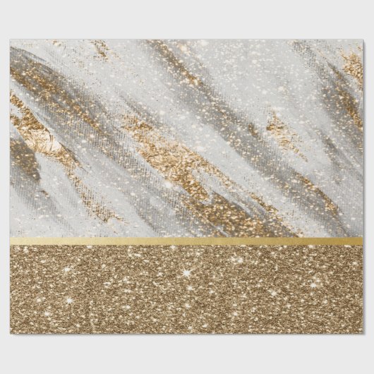 Elegant Stijlvol Glitter Shiny Cadeaupapier (Vlak)