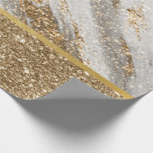 Elegant Stijlvol Glitter Shiny Cadeaupapier (Hoek)