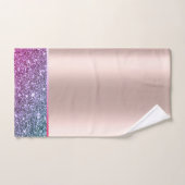 Elegant stijlvol Glitter Shiny Roos Gold Bad Handdoek (Handdoek)