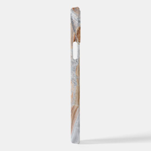 Elegant stijlvol goud Glitter Shiny Marble Stone iPhone Hoesje (Rechterkant)