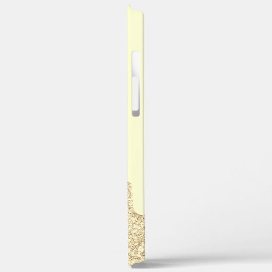 Elegant stijlvol goudglitterdruppels Case-Mate iPhone case (Achterkant / Links)