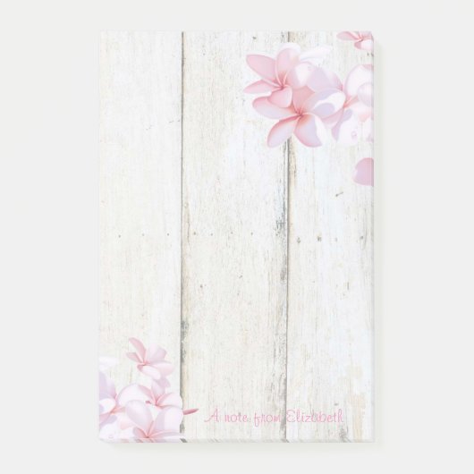 Elegant stijlvol, houtextuur, Cherry Tree Post-it® Notes (Voorkant)