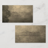 Elegant stijlvol, , kant visitekaartje (Voorkant / Achterkant)