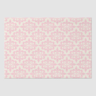 Elegant Stijlvol Licht Baby Roze Damask Decoupage Tissuepapier