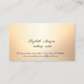 Elegant stijlvol, luchtig, zwarte Kaart (Achterkant)