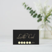 Elegant stijlvol, luchtig, zwarte Kaart (Staand voorkant)