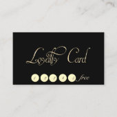 Elegant stijlvol, luchtig, zwarte Kaart (Voorkant)