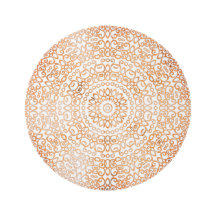 Elegant Stijlvol Mandala Boho Chic Wit & Koper
