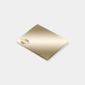 Elegant stijlvol, meisje, lips post-it® notes (Schuin)