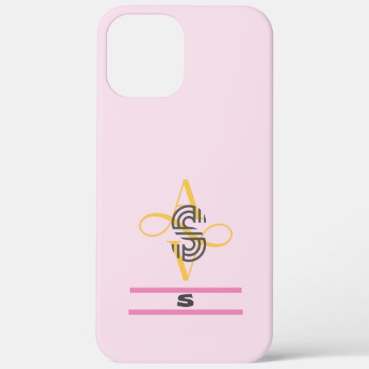 Elegant stijlvol modern Case-Mate iPhone case (Achterkant)