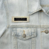 Elegant stijlvol, modern, Lijst, glitter Naamplaatje (In situ)