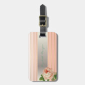 Elegant stijlvol ontwerp, bloemen, Rozen Bagagelabel (Voorkant verticaal)