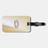 Elegant stijlvol ontwerp - Glitterielips, op maat  Bagagelabel (Achterkant horizontaal)