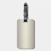 Elegant stijlvol ontwerp - Slanke Folie - Confetty Bagagelabel (Achterkant verticaal)