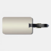 Elegant stijlvol ontwerp - Slanke Folie - Confetty Bagagelabel (Achterkant horizontaal)