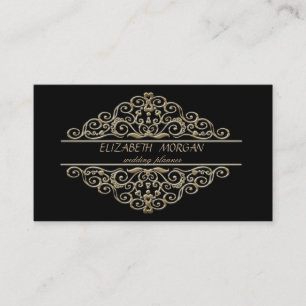Elegant Stijlvol Professioneel, Zwart, Frame Visitekaartje