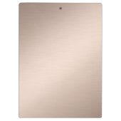 Elegant, stijlvol, Roos Gold Circle-Personalized Klembord (Achterkant)