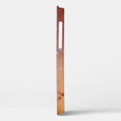 Elegant stijlvol roos gouden stippen monogram Case-Mate iPhone case (Achterkant / Links)