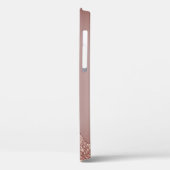 Elegant, stijlvol roos goudglitterdruppels Case-Mate iPhone case (Achterkant / Links)