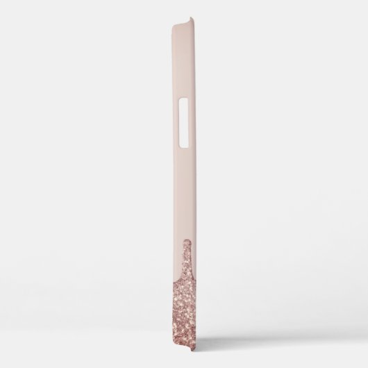 Elegant, stijlvol roos goudglitterdruppels Case-Mate iPhone case (Achterkant / Rechts)