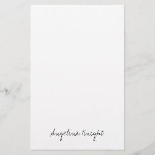 Elegant Stijlvol Trendy Uniek Handgeschreven Schri Briefpapier
