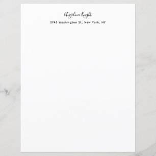 Elegant stijlvol, uniek handschrift