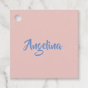 Elegant stijlvol, uniek handschrift bedankjes labels