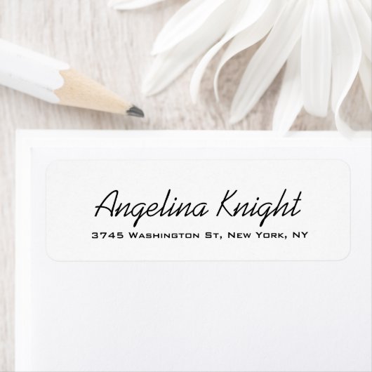 Elegant stijlvol, uniek handschrift etiket (Insitu)