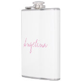 Elegant stijlvol, uniek handschrift heupfles (Links)