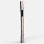 Elegant stijlvolle champagne glitter druppelt op Case-Mate iPhone case (Achterkant/rechts)