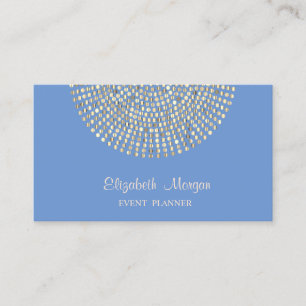 Elegant stijlvolle, eenvoudige, gouden Stippen Visitekaartje