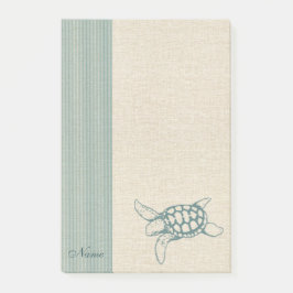 Elegant stijlvolle zee schildpad op maat post-it® notes