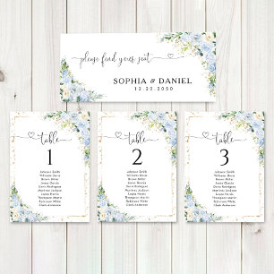 Elegant Stofblauw Bloemstuk Bruiloft Hoofdtafel Bo