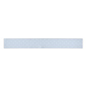 Elegant Stoffig Blauw en Wit Polka Dots Patroon Grosgrain Lint (Voorkant)