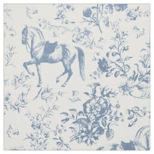 Elegant stoffig blauw paardenbloementoilet stof
