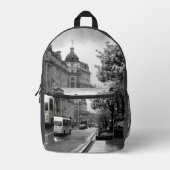 Elegant straat Uitzicht Bedrukte Rugzak (Voorkant)