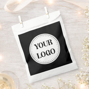 Elegant & Strak Zwart QR Code Logo Ontwerp Bedankzakje