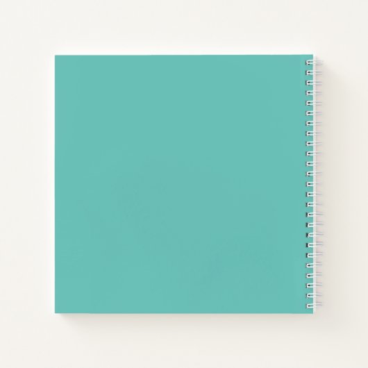 Elegant strand scène dagboek notitieboek (Achterkant)