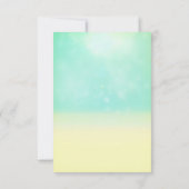 Elegant strand vintage trouwtafel nummer kaart (Achterkant)