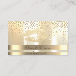 Elegant, Strepen, Lichtgevend, Diamanten-Glitterig Visitekaartje