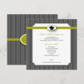 Elegant stripe Patroon: Groen Kaart (Voorkant / Achterkant)