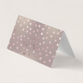 Elegant Stripe Stippen Hartelijk dank Visitekaartjes (Achterkant)