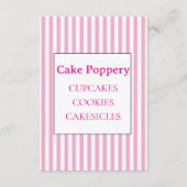 Elegant Striped Informatiekaartje (Voorkant)