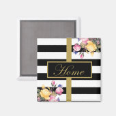 Elegant Striped Magneet (Voorkant / Achterkant)