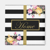 Elegant Striped Magneet (Voorkant)