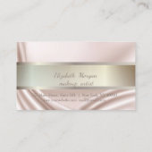 Elegant, Striped, Satin Loyalty Kaart (Achterkant)