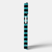 Elegant stripes op zwart decor Case-Mate iPhone case (Achterkant / Rechts)