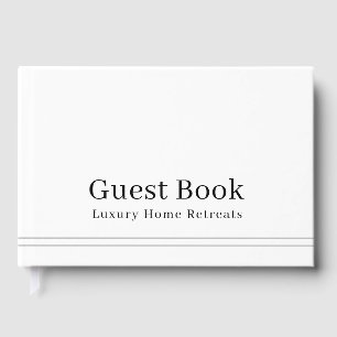 Elegant Stripes Vakantiehuis Gastenboek Wit